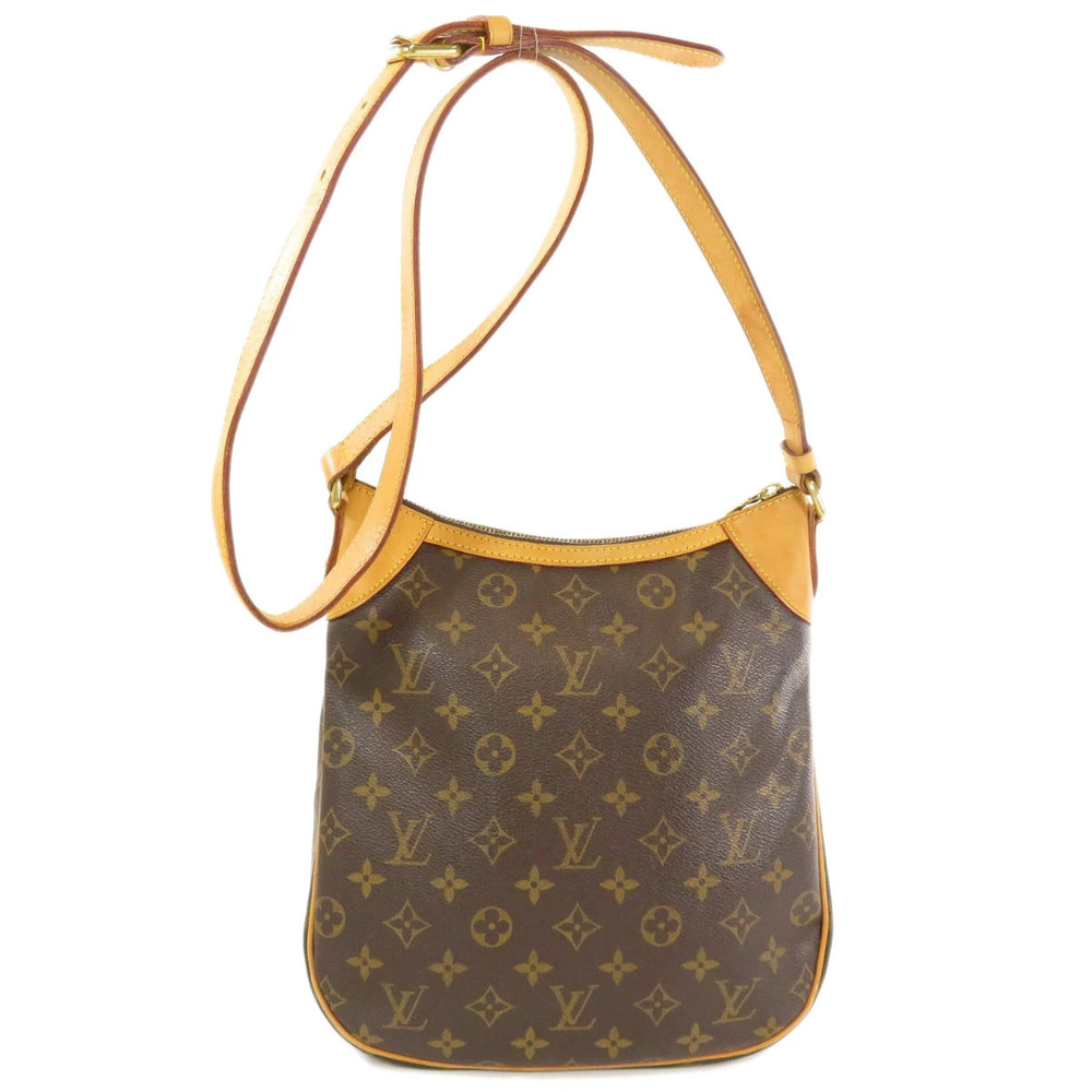 Louis Vuitton Monogram Odeon Shoulder Bag Canvas Brown